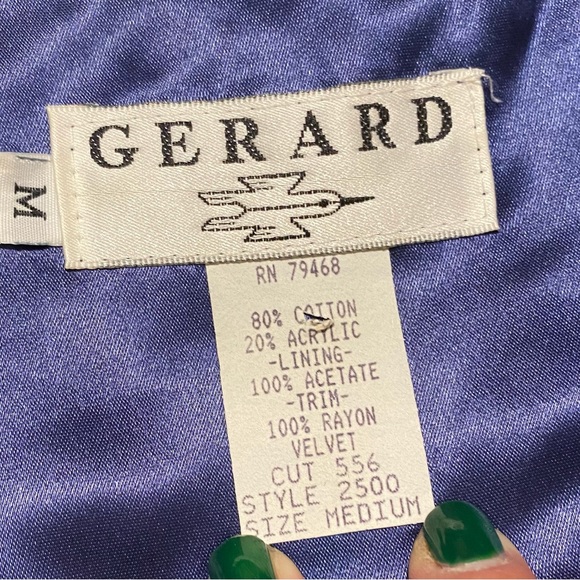 80’s/90’s vintage native american blanket jacket by gerard - Picture 4 of 5